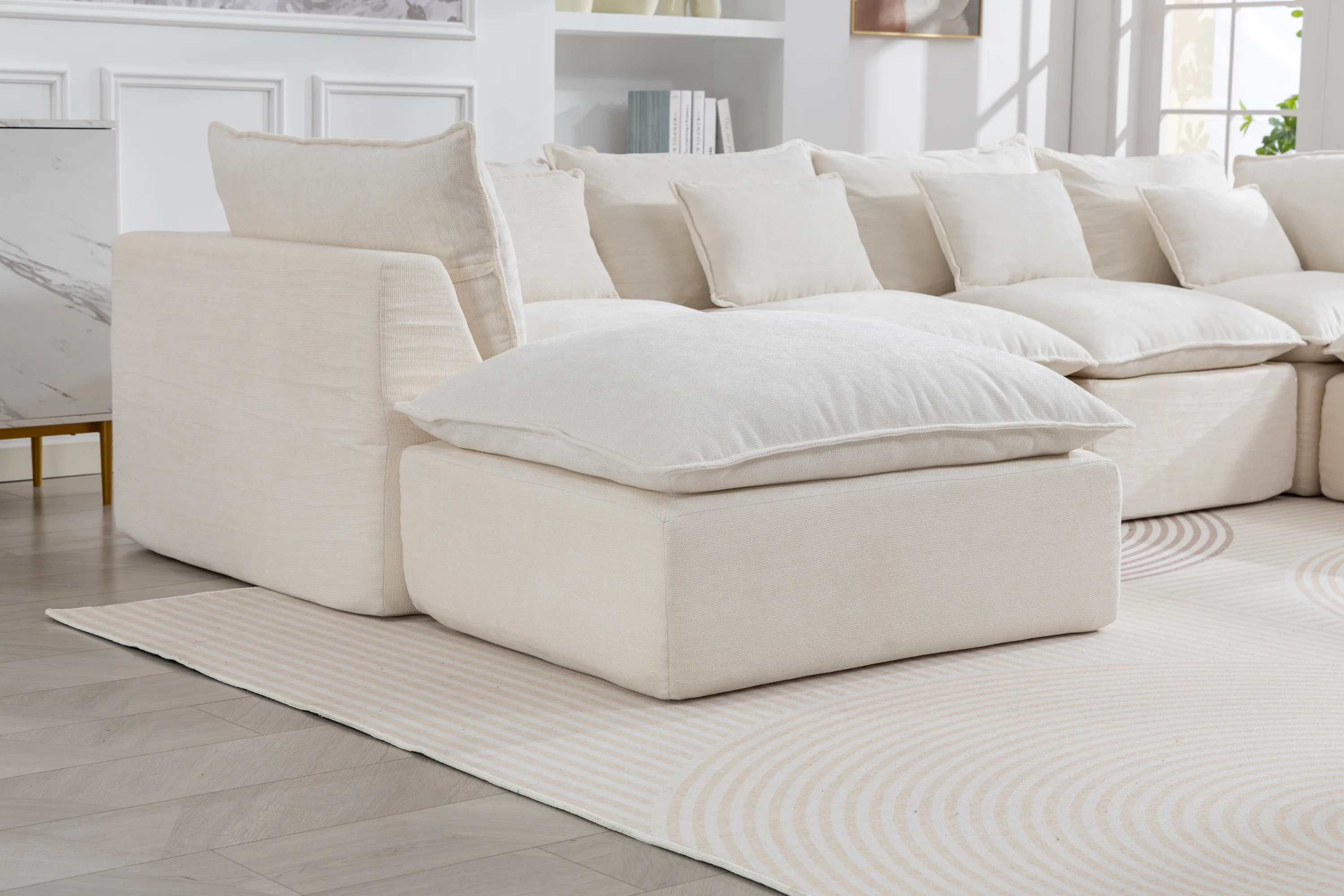 Oversized Cloud Modular 129.8"in Sectional Sofa - Image 12