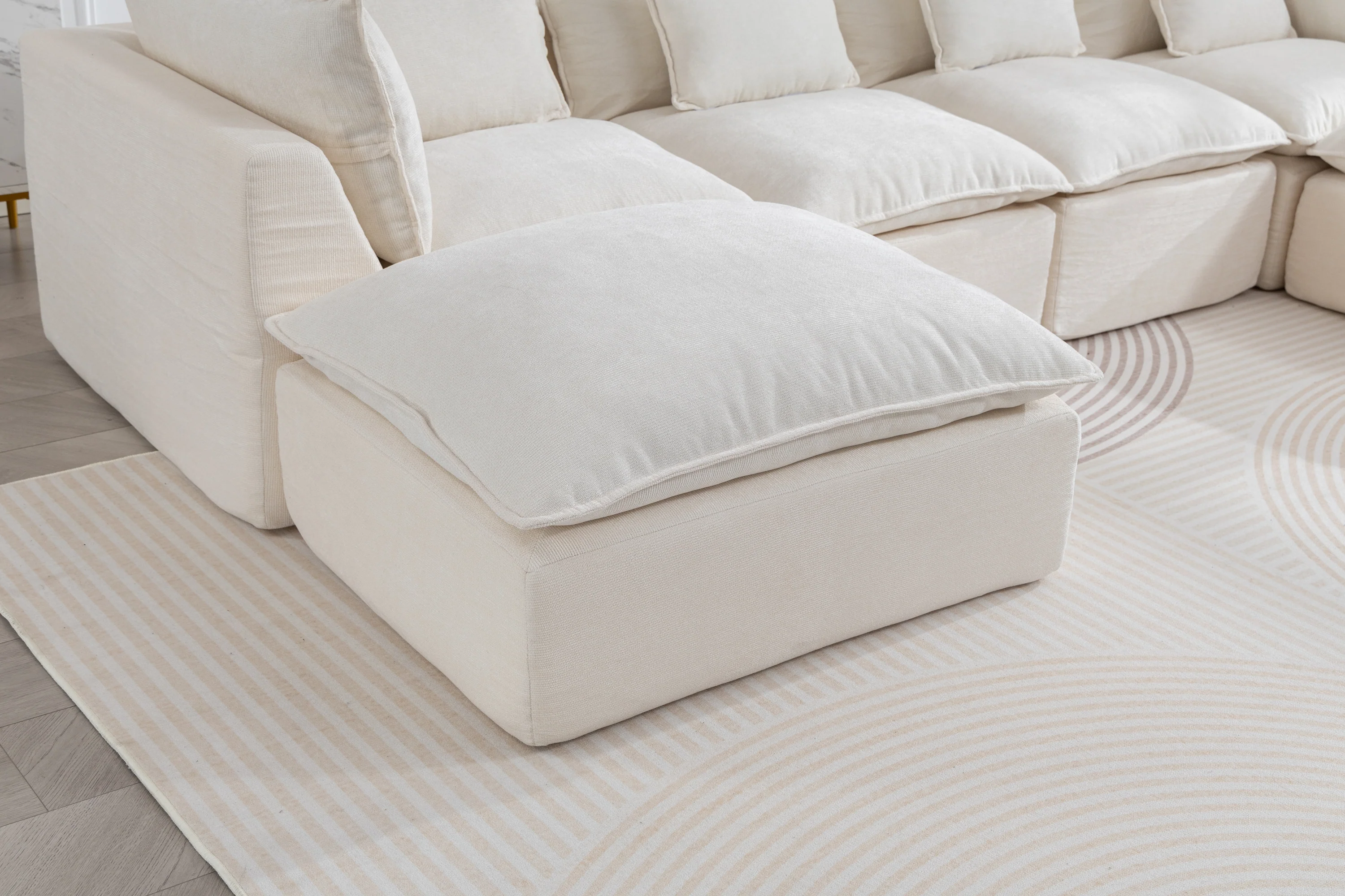 Oversized Cloud Modular 129.8"in Sectional Sofa - Image 15