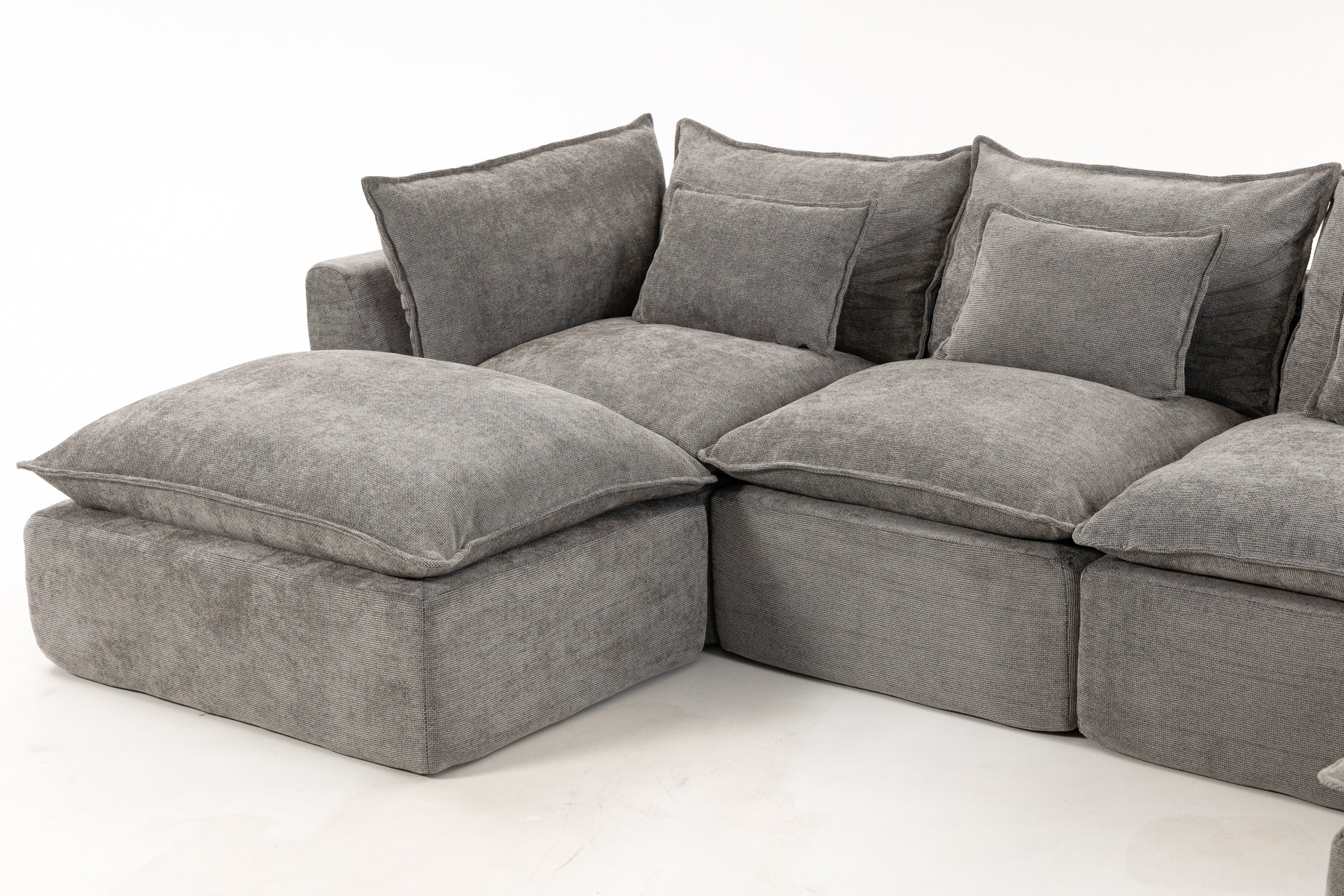 Oversized Cloud Modular 129.8"in Sectional Sofa - Image 25