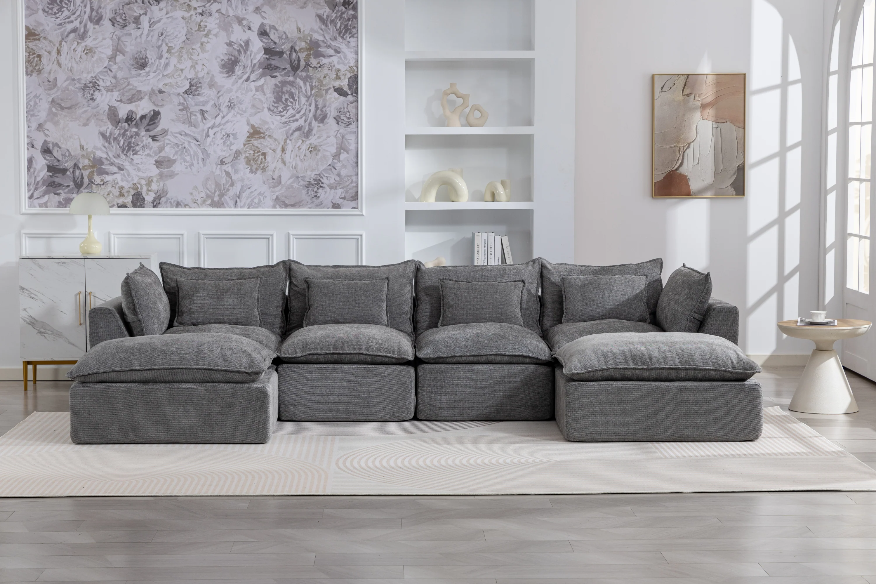 Oversized Cloud Modular 129.8"in Sectional Sofa - Image 27