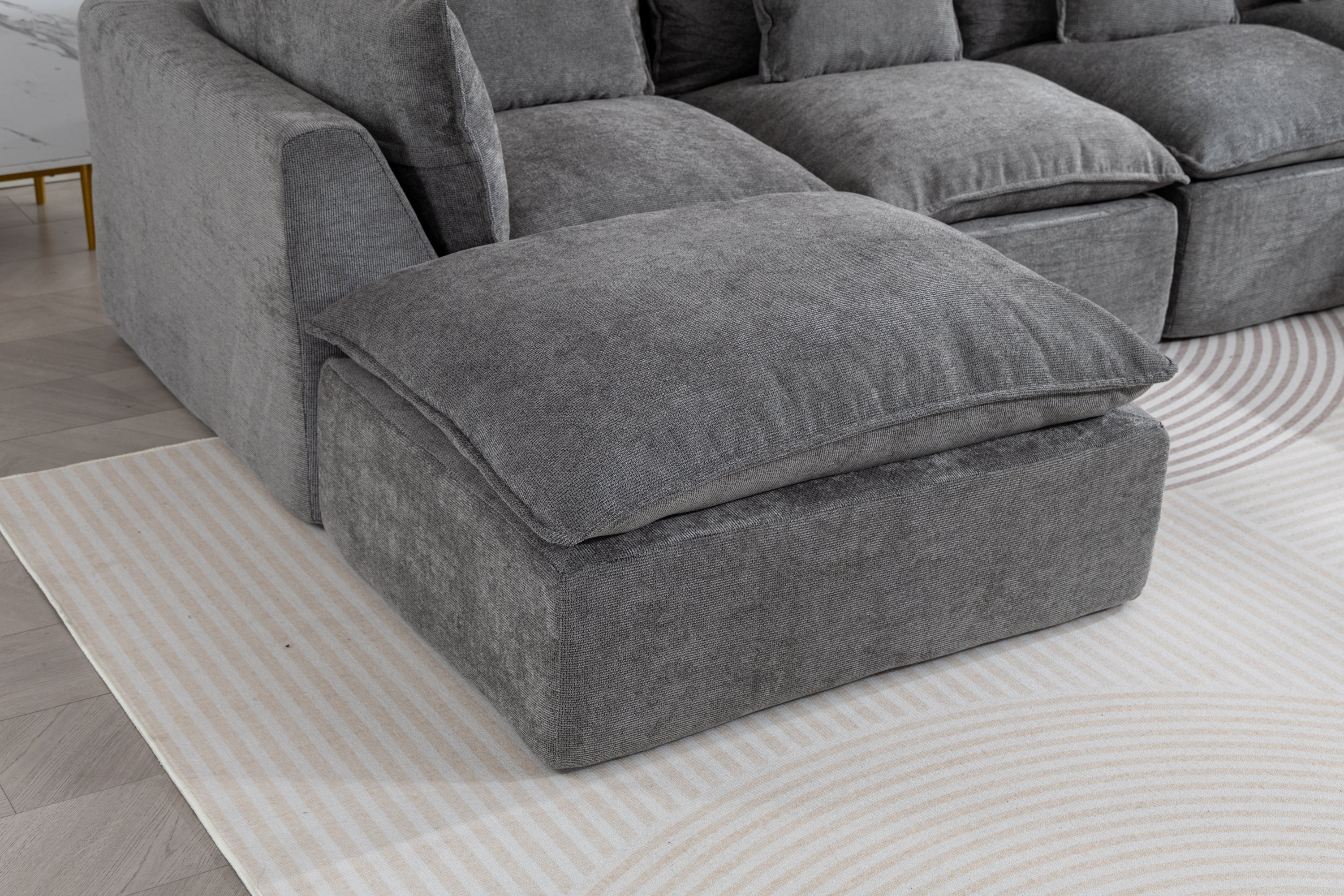Oversized Cloud Modular 129.8"in Sectional Sofa - Image 29