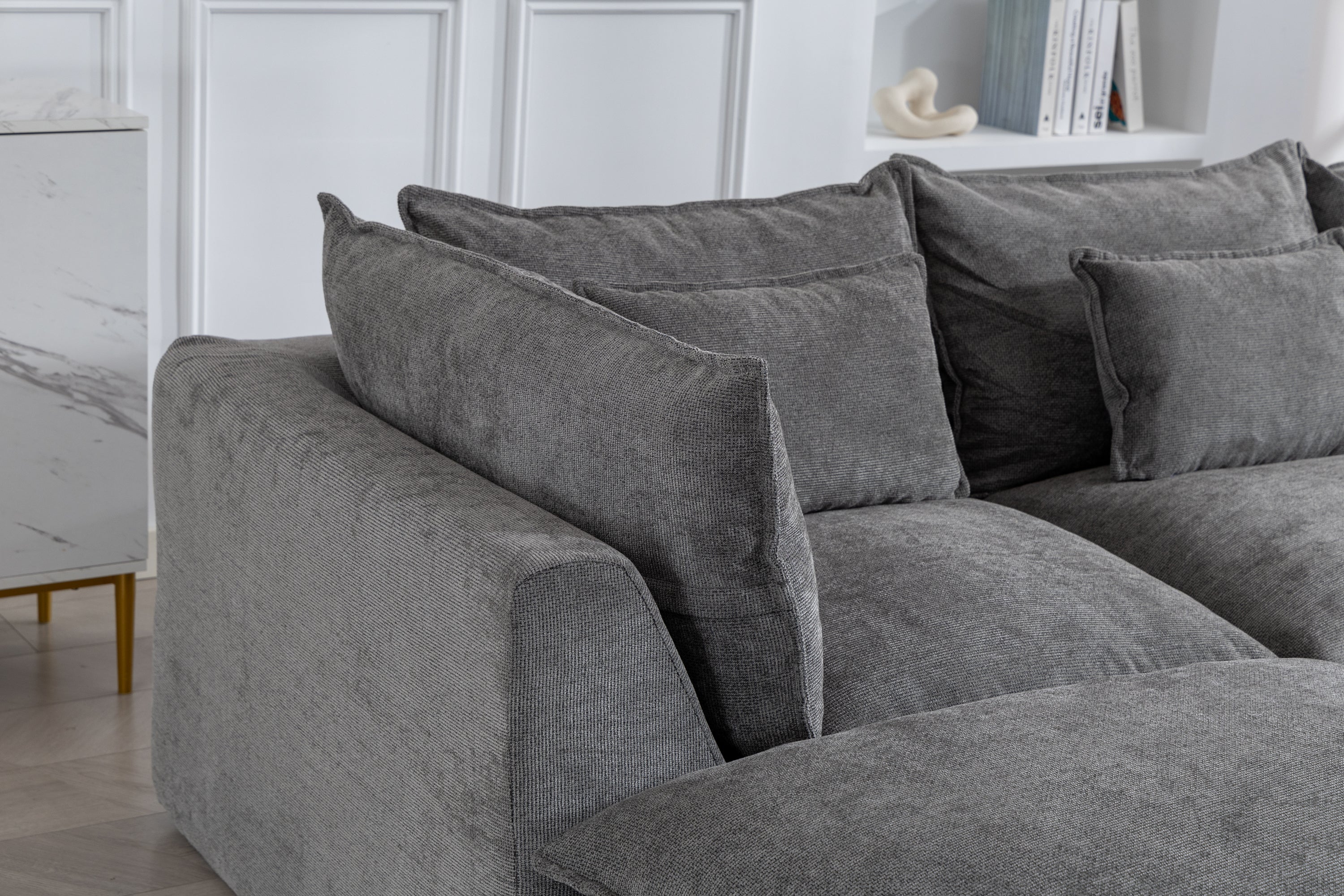 Oversized Cloud Modular 129.8"in Sectional Sofa - Image 32