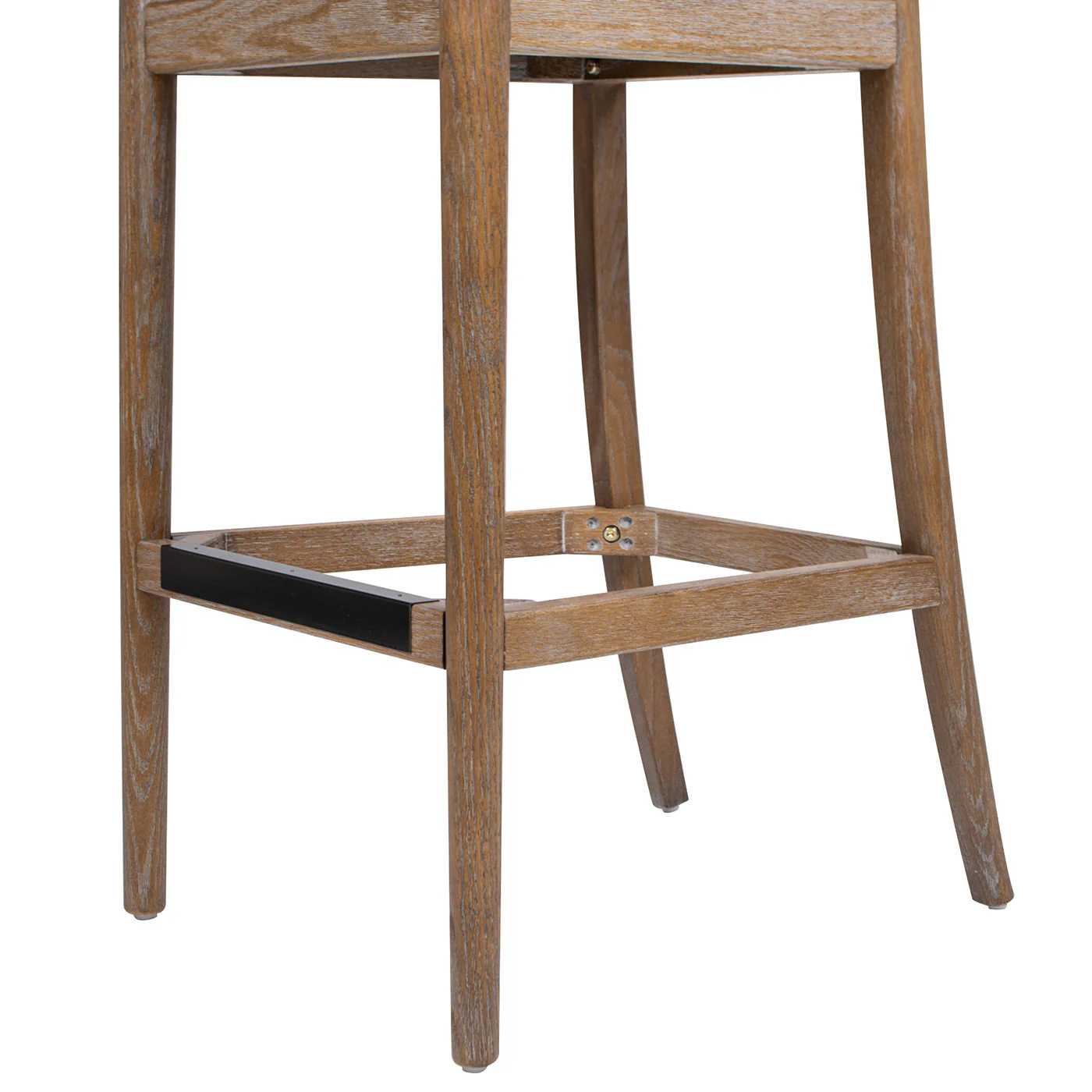 Panama Boucle 30.5' Curved Back Cane Rattan Bar Stool, Set of 2 - Image 6