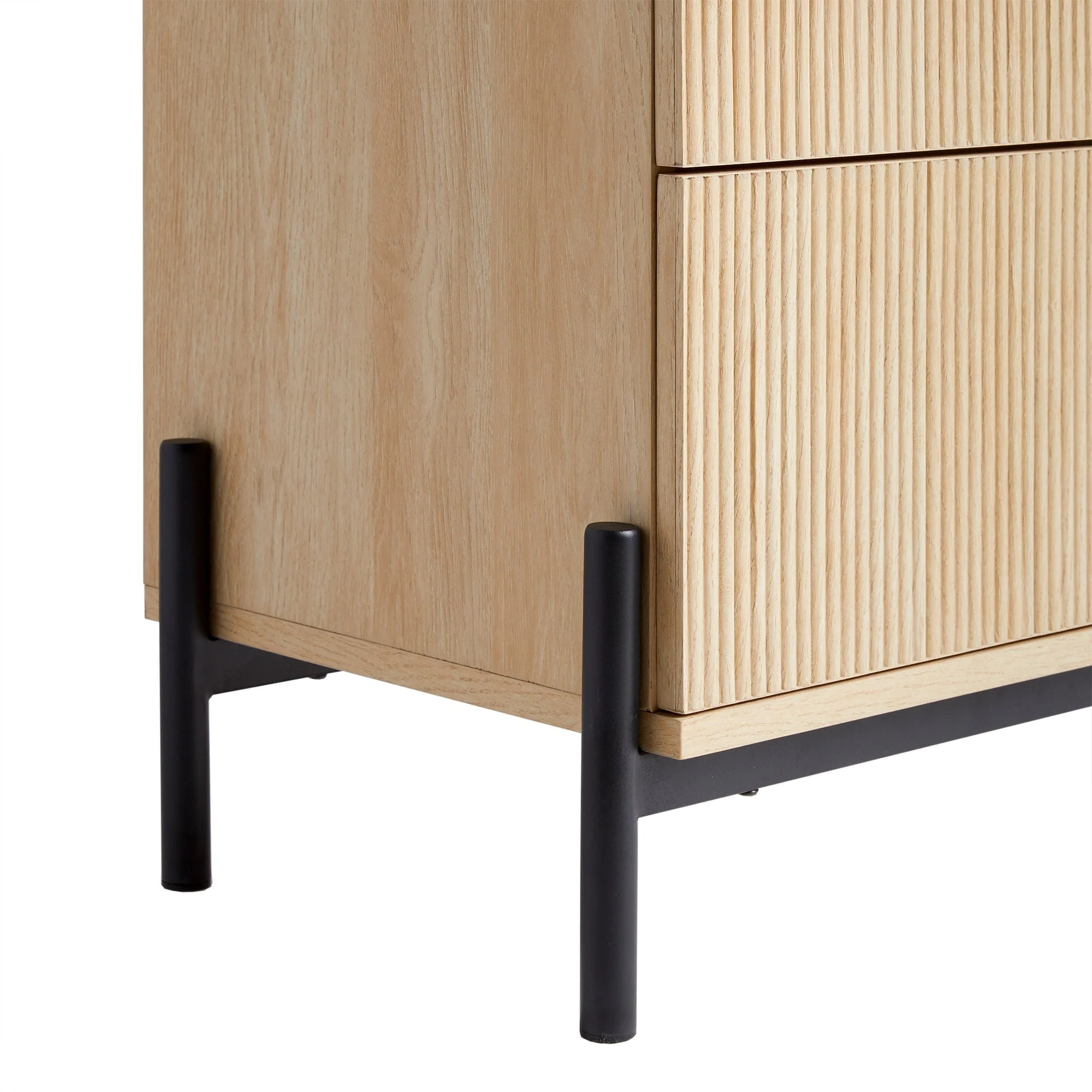 Paris Modern Scandinavian Reeded Chest - Image 8