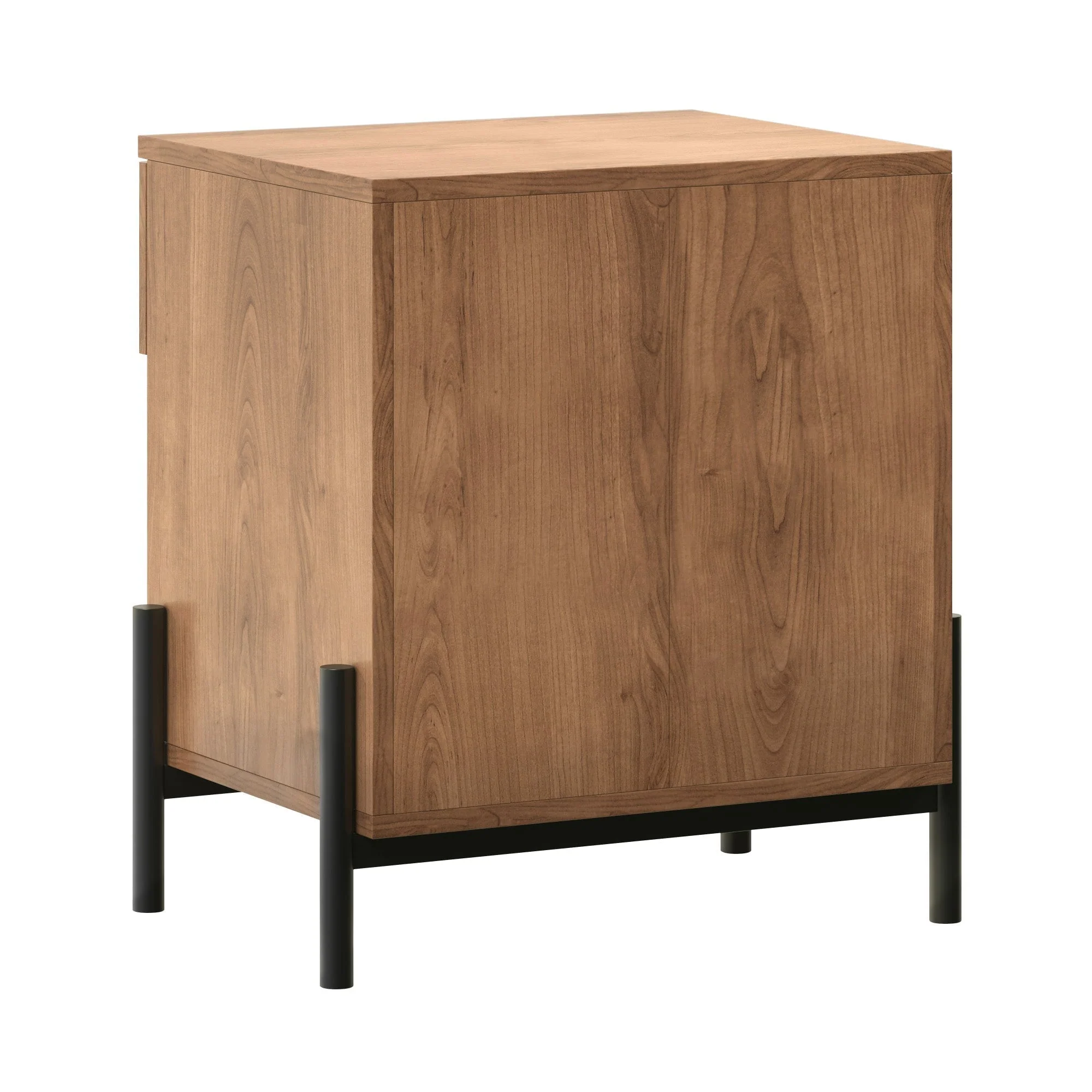 Paris Modern Scandinavian Reeded Nightstand - Image 17
