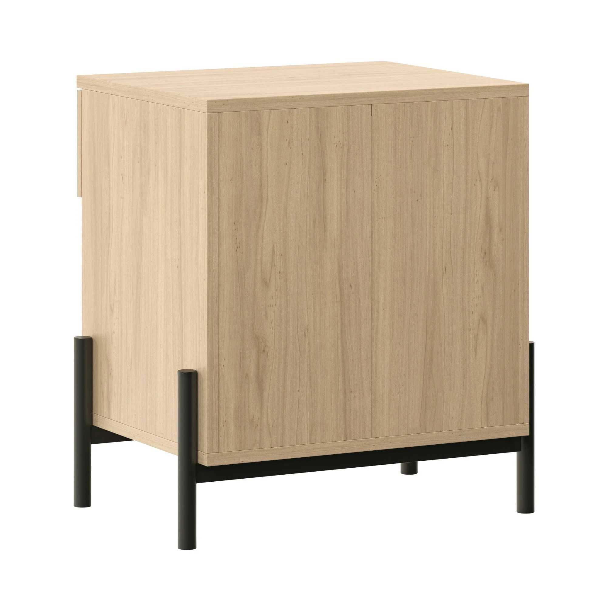 Paris Modern Scandinavian Reeded Nightstand - Image 9