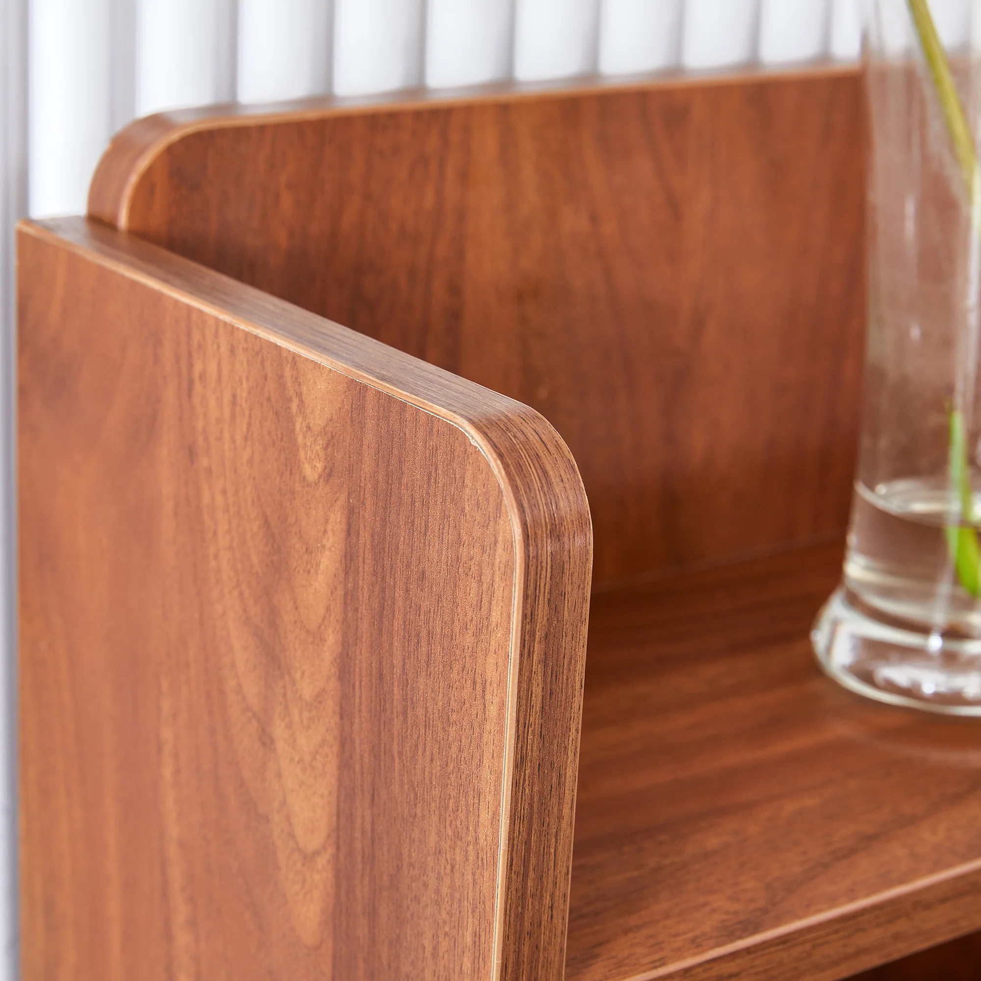 Walker Edison | Rattan Modern Minimalist Entryway Storage Cabinet - Image 18