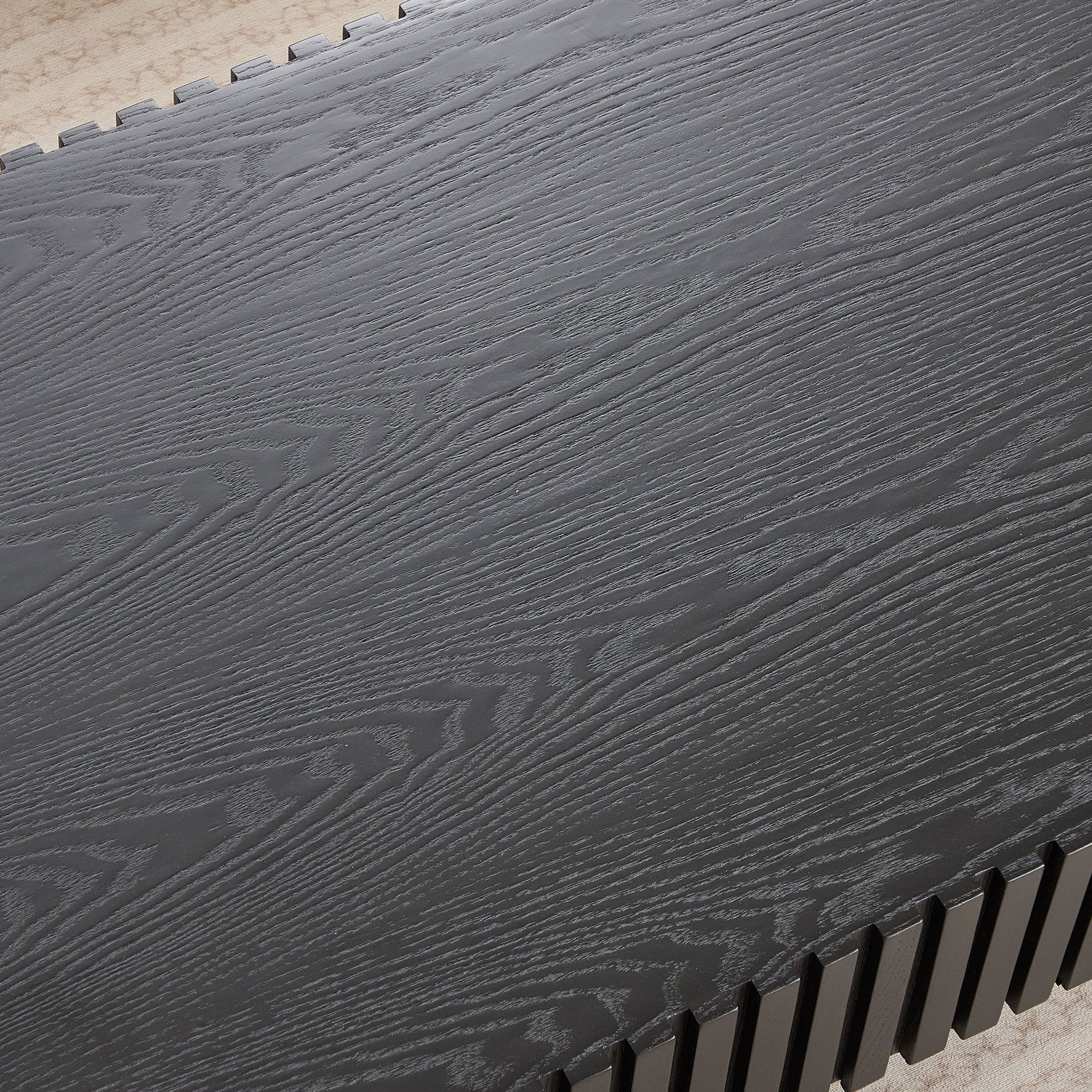 Walker Edison | Reeded Modern Handcraft Coffee Table - Image 11