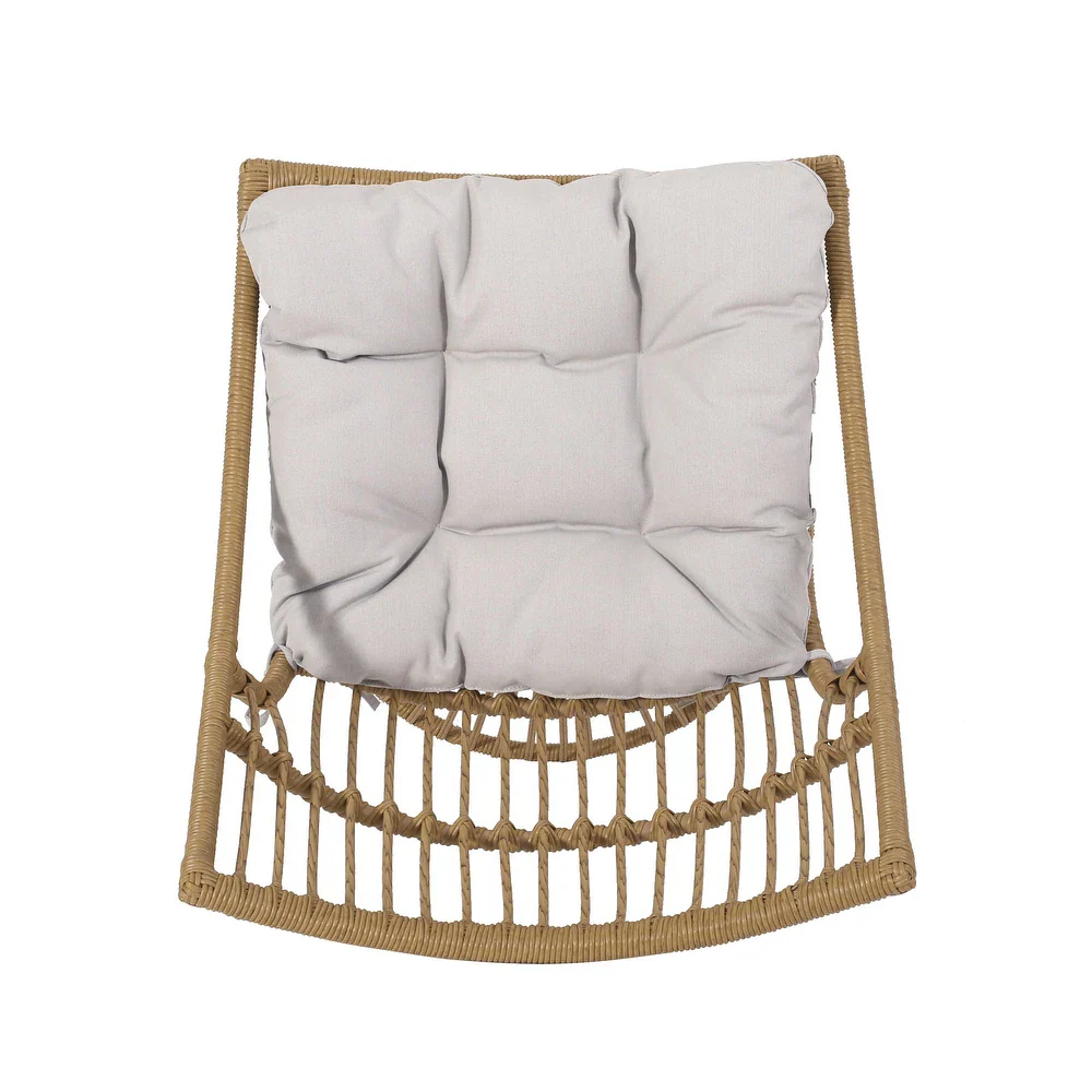 Walker Edison | Retro Wicker Outdoor Chat Set - Image 5
