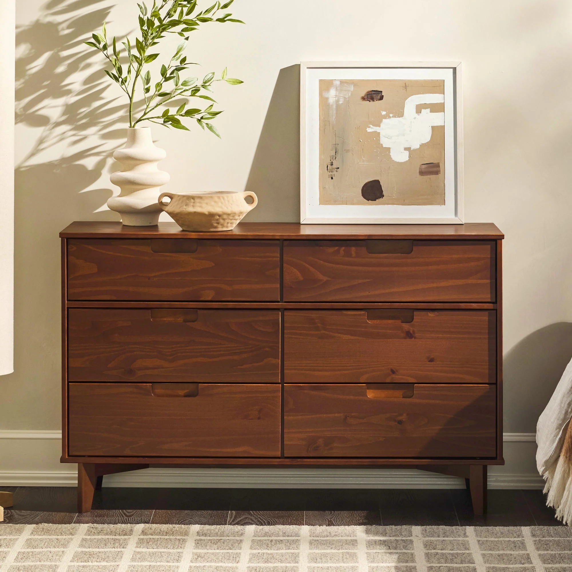 Sloane Mid Century Modern Solid Wood Dresser - Image 12