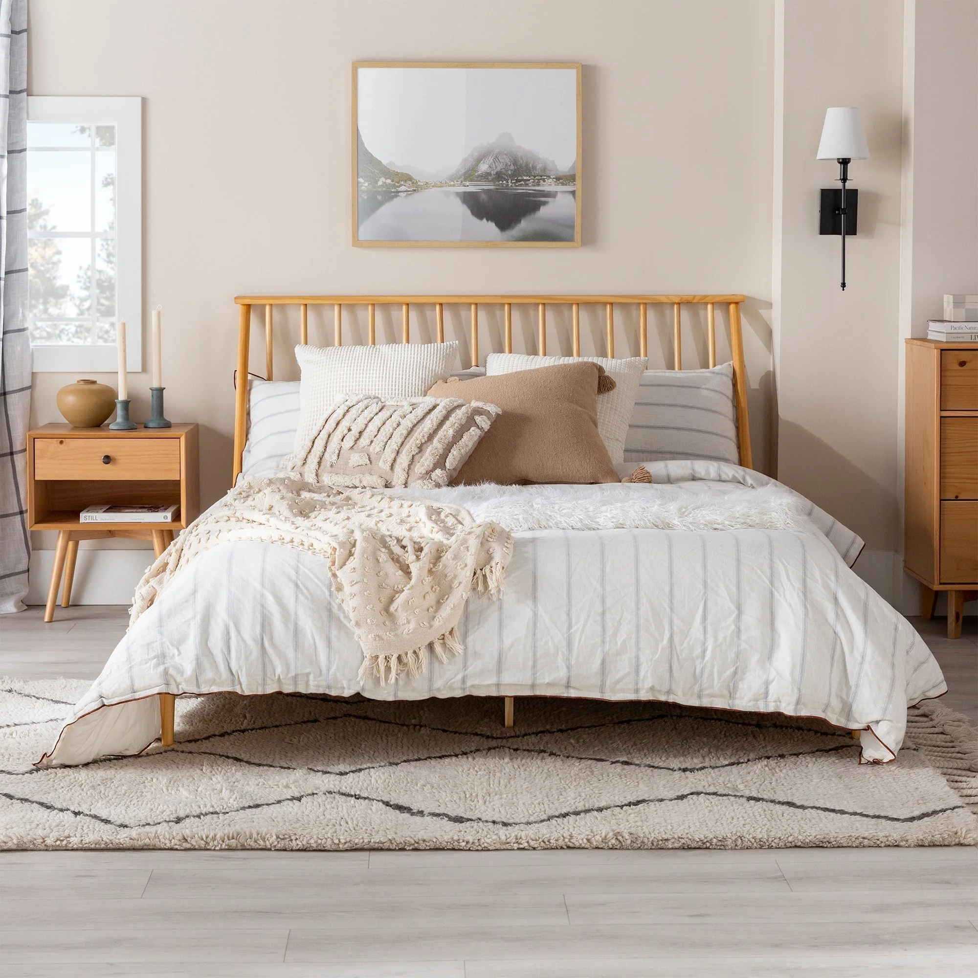 Walker Edison Spindle™ Wood Beds - Image 2