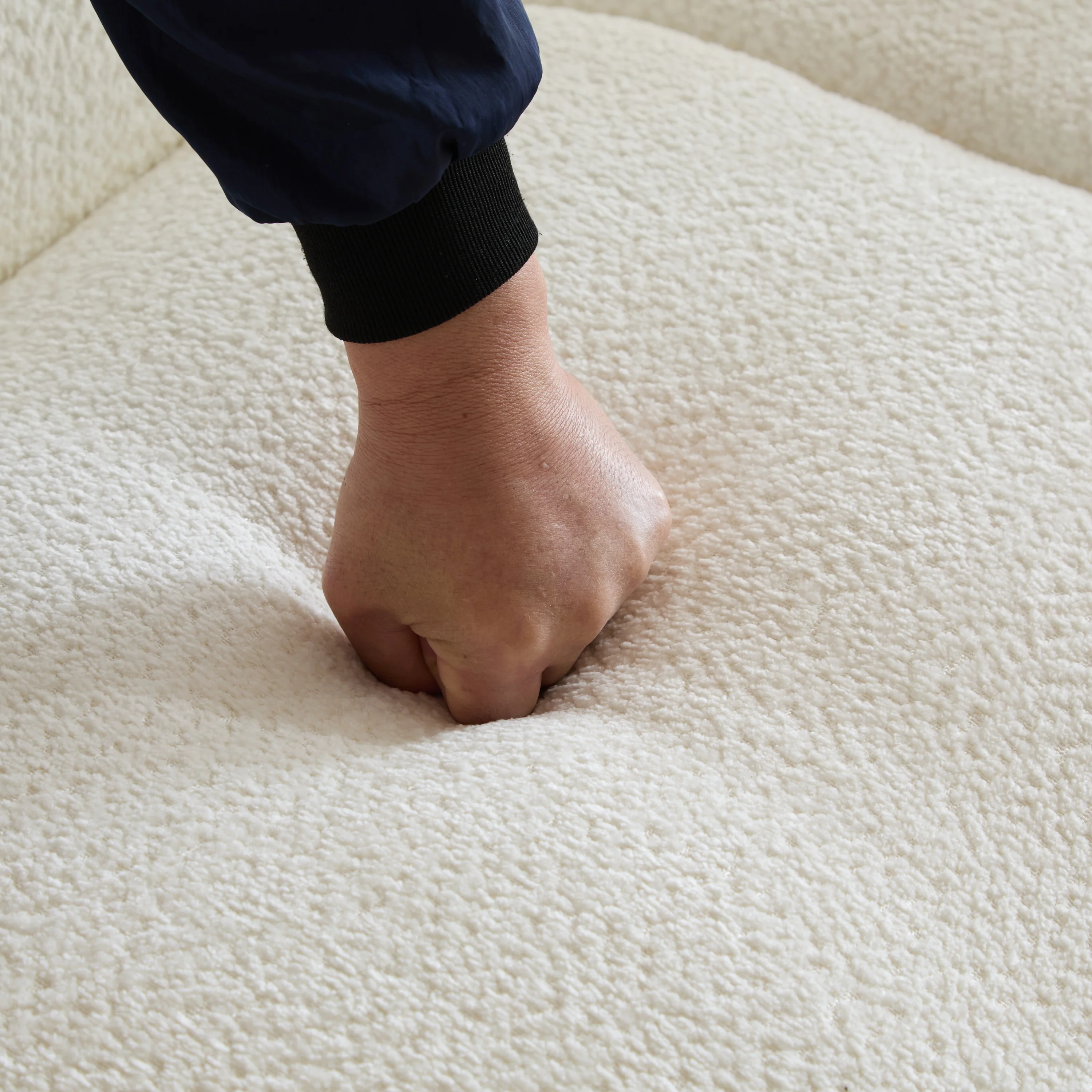 Tonson Wave Design Boucle Sofa - Image 14