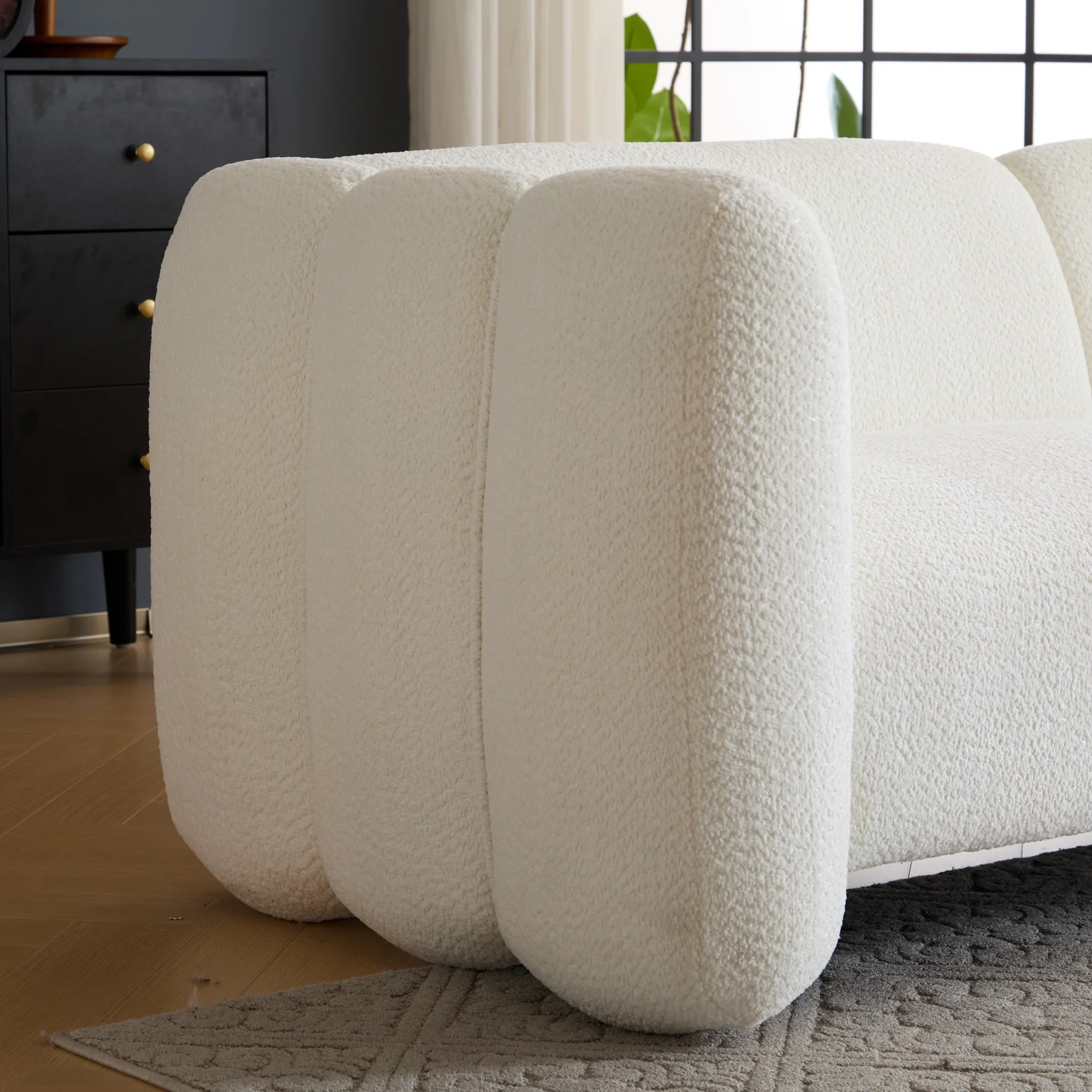 Tonson Wave Design Boucle Sofa - Image 2
