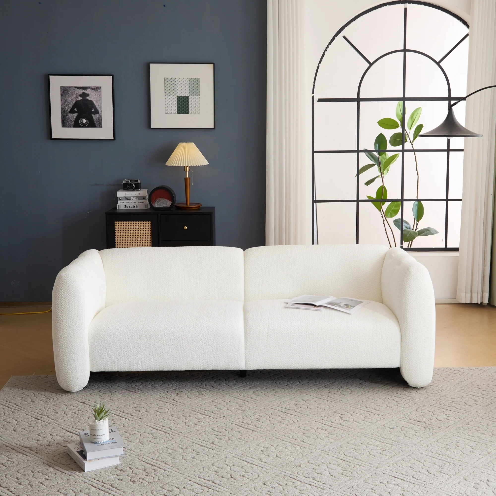Tonson Wave Design Boucle Sofa - Image 5