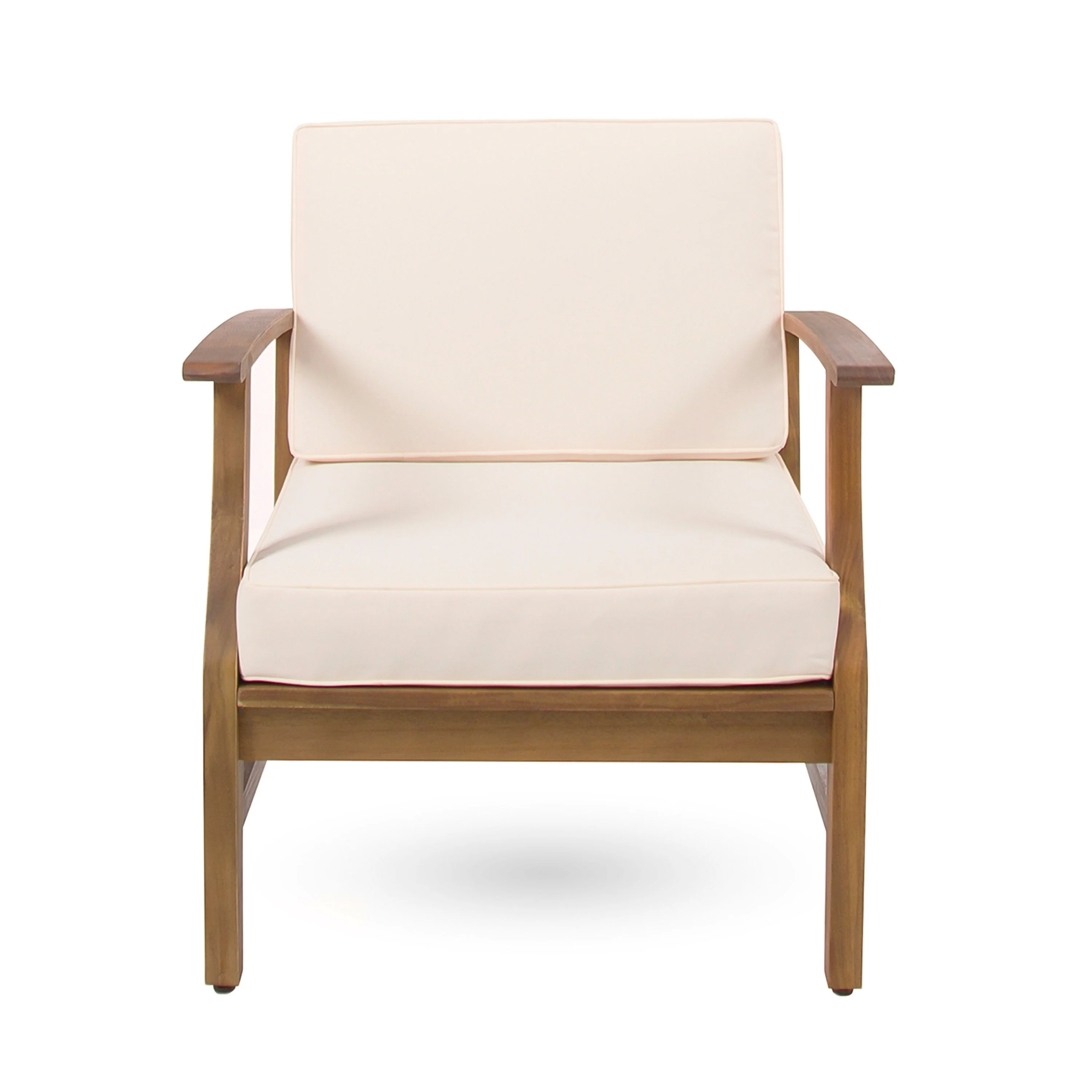Walker Edison | Traditional Wood Club Chair - Image 2