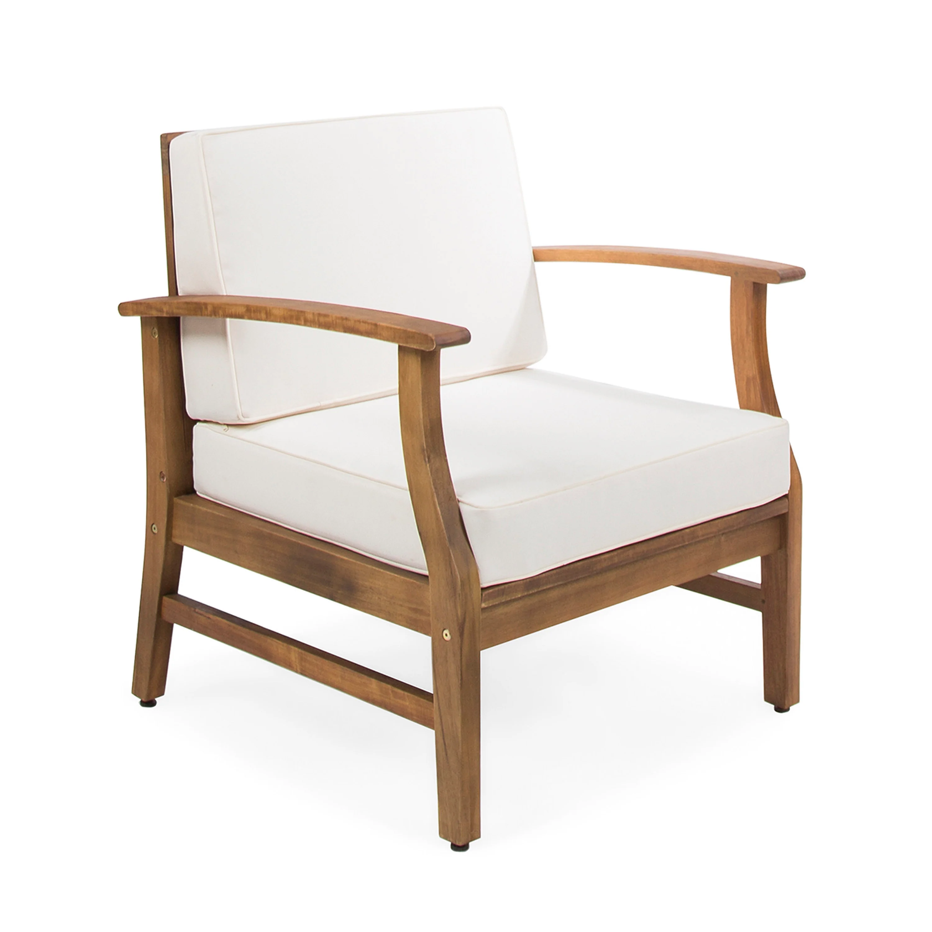 Walker Edison | Traditional Wood Club Chair - Image 6