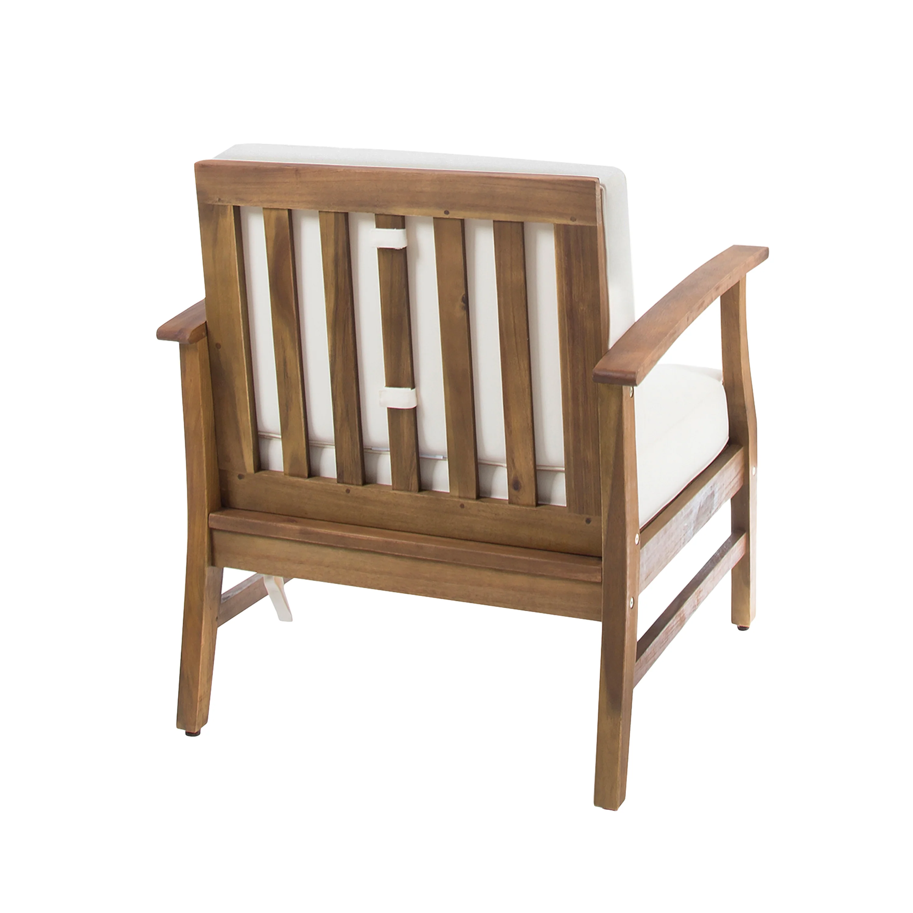 Walker Edison | Traditional Wood Club Chair - Image 7