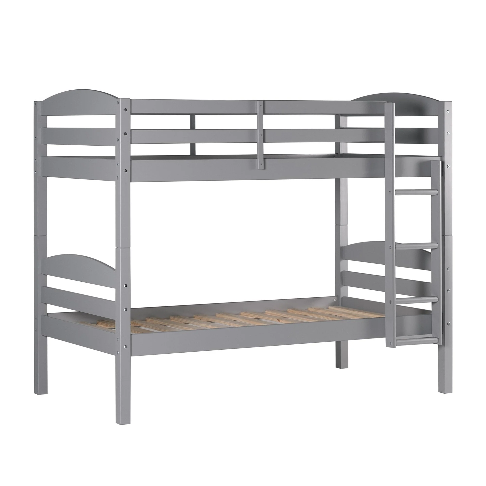 Carolina Transitional Solid Wood Twin-over-Twin Bunk Bed - Image 19