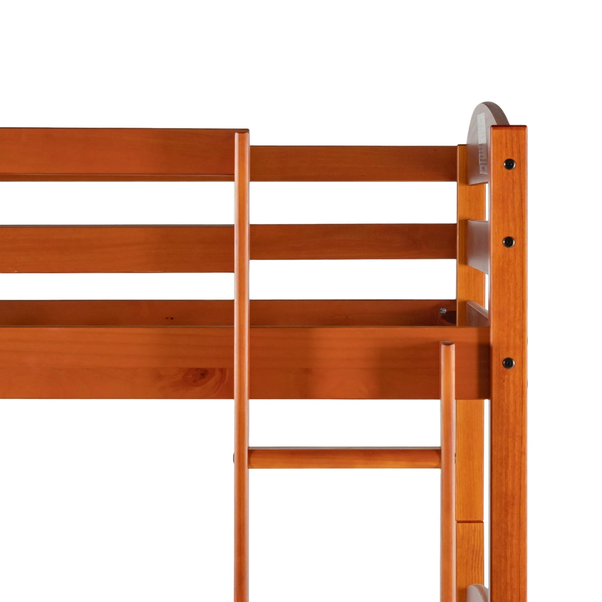 Carolina Transitional Solid Wood Twin-over-Twin Bunk Bed - Image 24