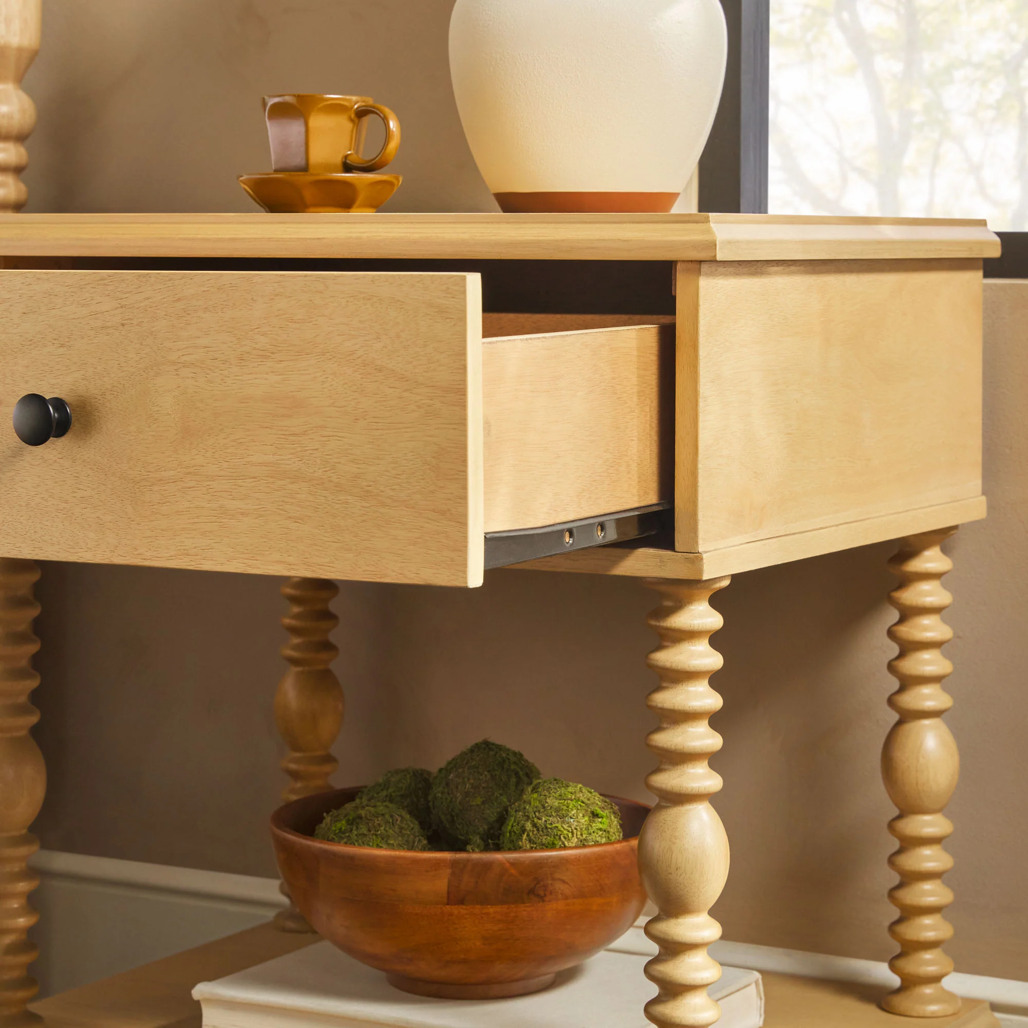 Traditional Vivienne Easy Assembly Solid Wood Nightstand - Image 38