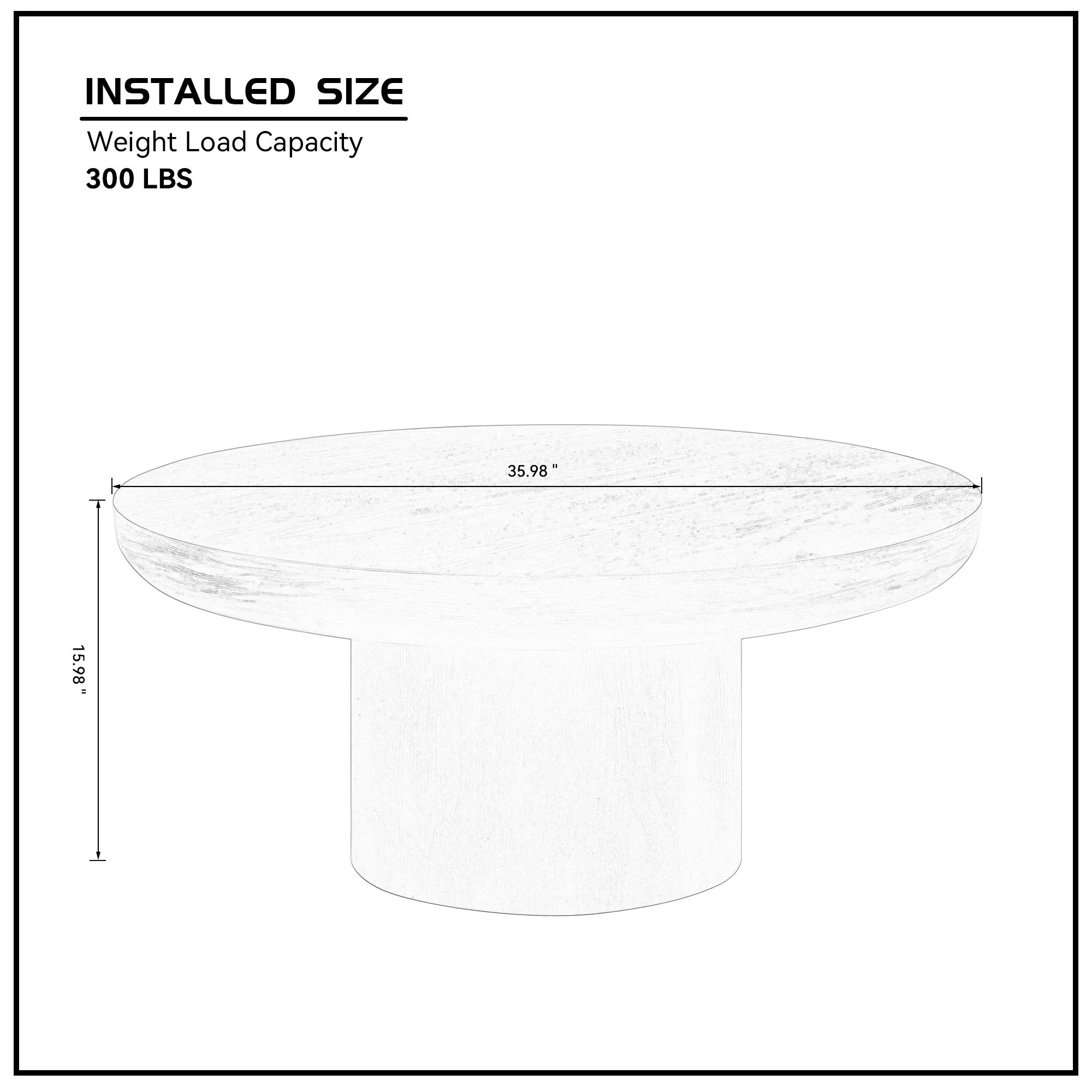 Walker Edison | Wood Veneer Round Coffee Table - Image 6