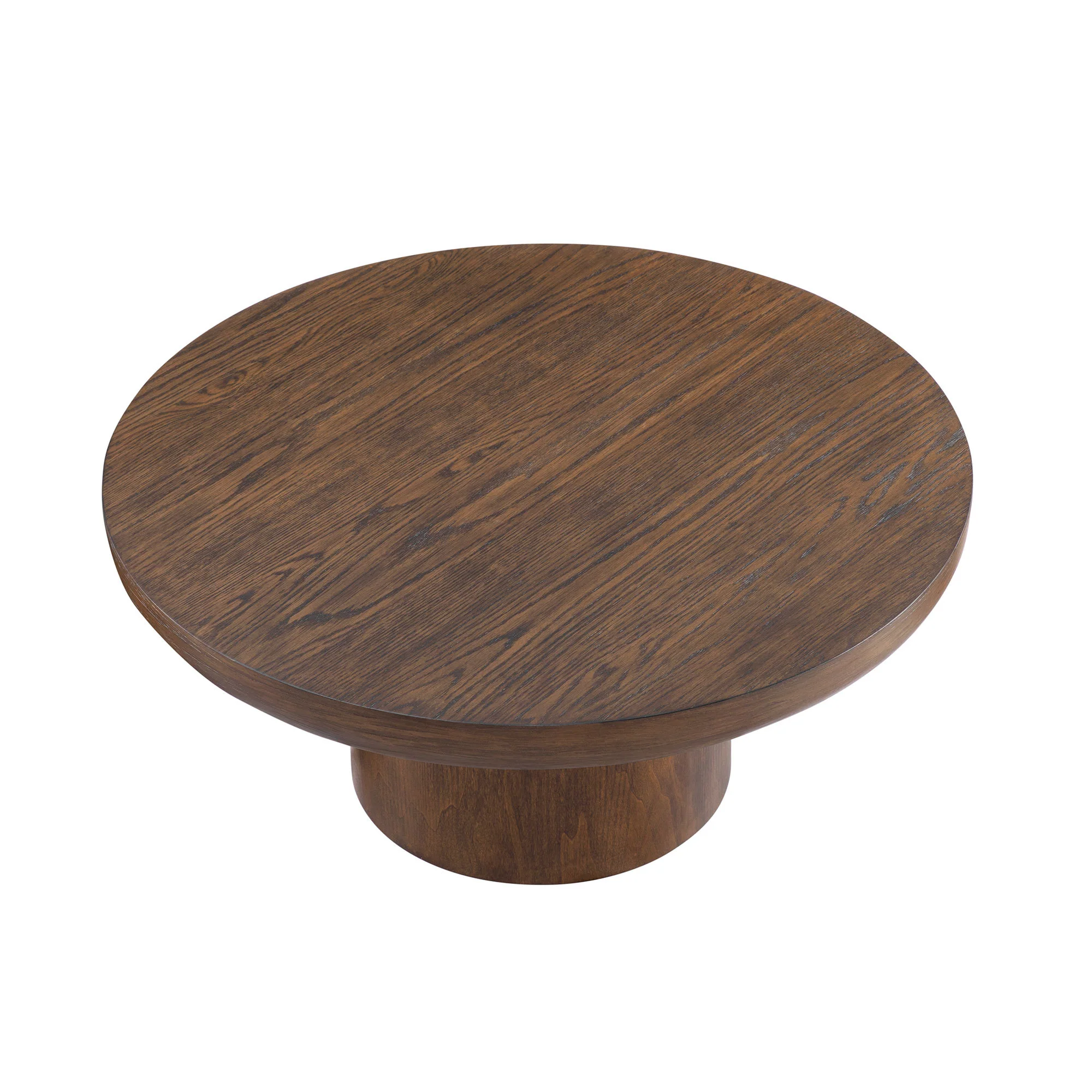 Walker Edison | Wood Veneer Round Coffee Table - Image 9