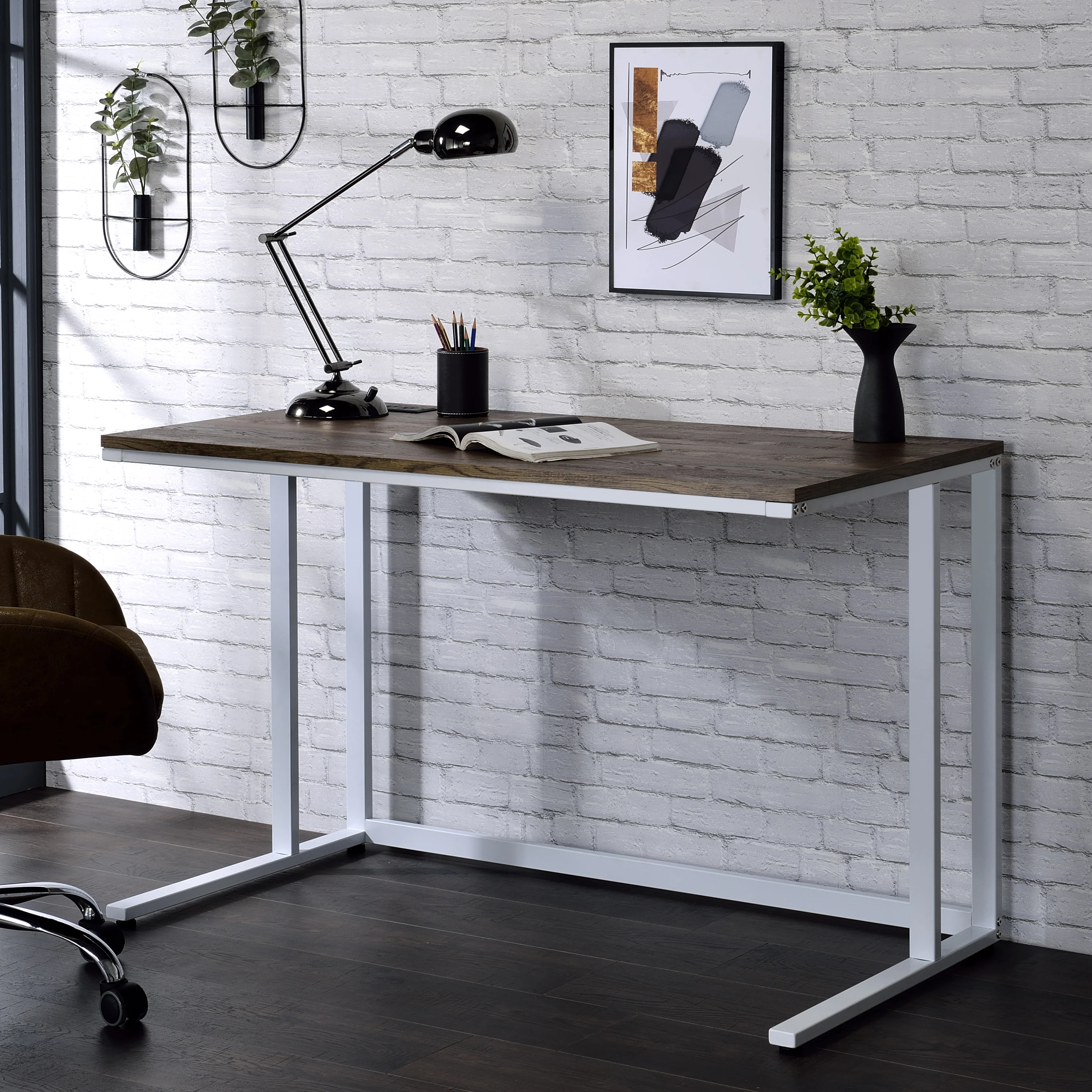 Walker Edison | Writing Desk with USB Port