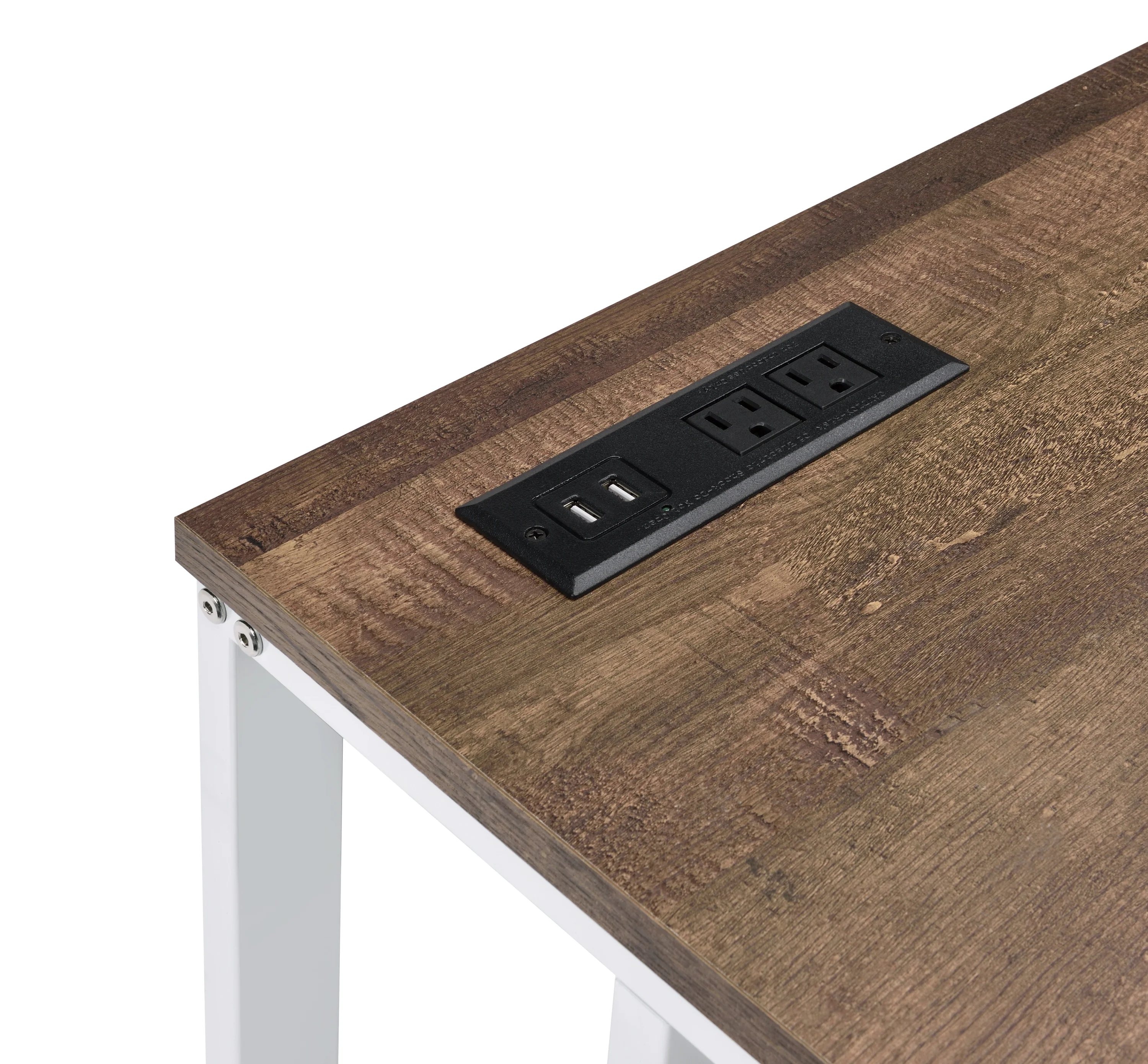 Walker Edison | Writing Desk with USB Port - Image 2