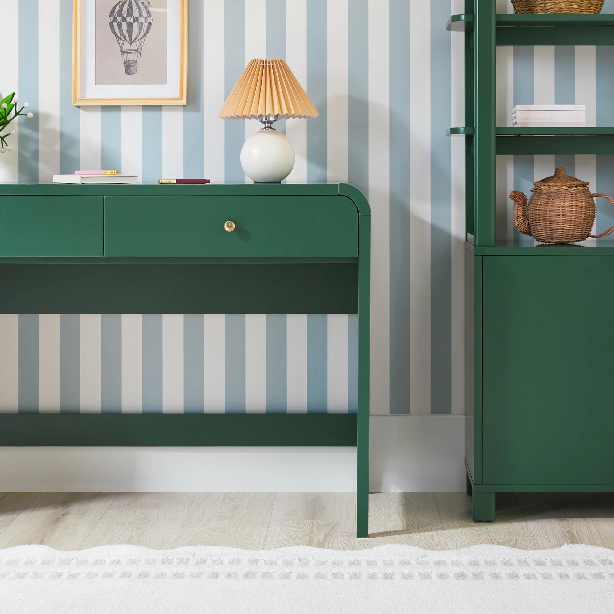 Zoey Modern Curve Design Writing Desk - Image 6